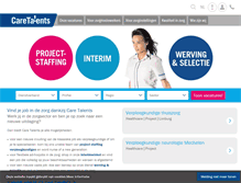 Tablet Screenshot of caretalents.be